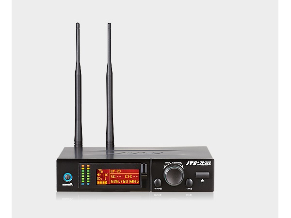 JTS UF-20S UHF Single Channel Wideband True Diversity Wireless Receiver