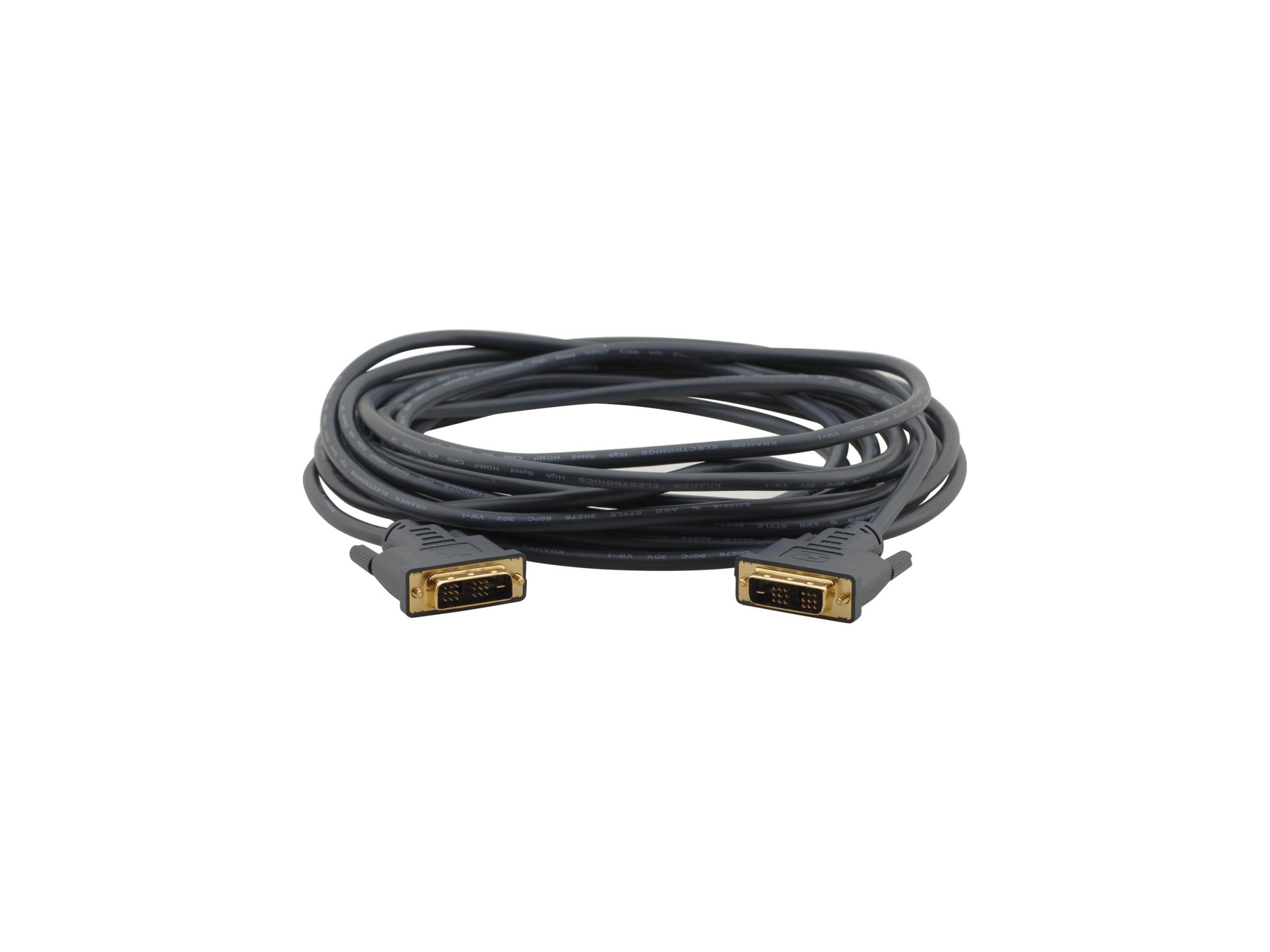 Kramer C-MDM/MDM-15 15ft Male to Male Flexible DVI-D Cable