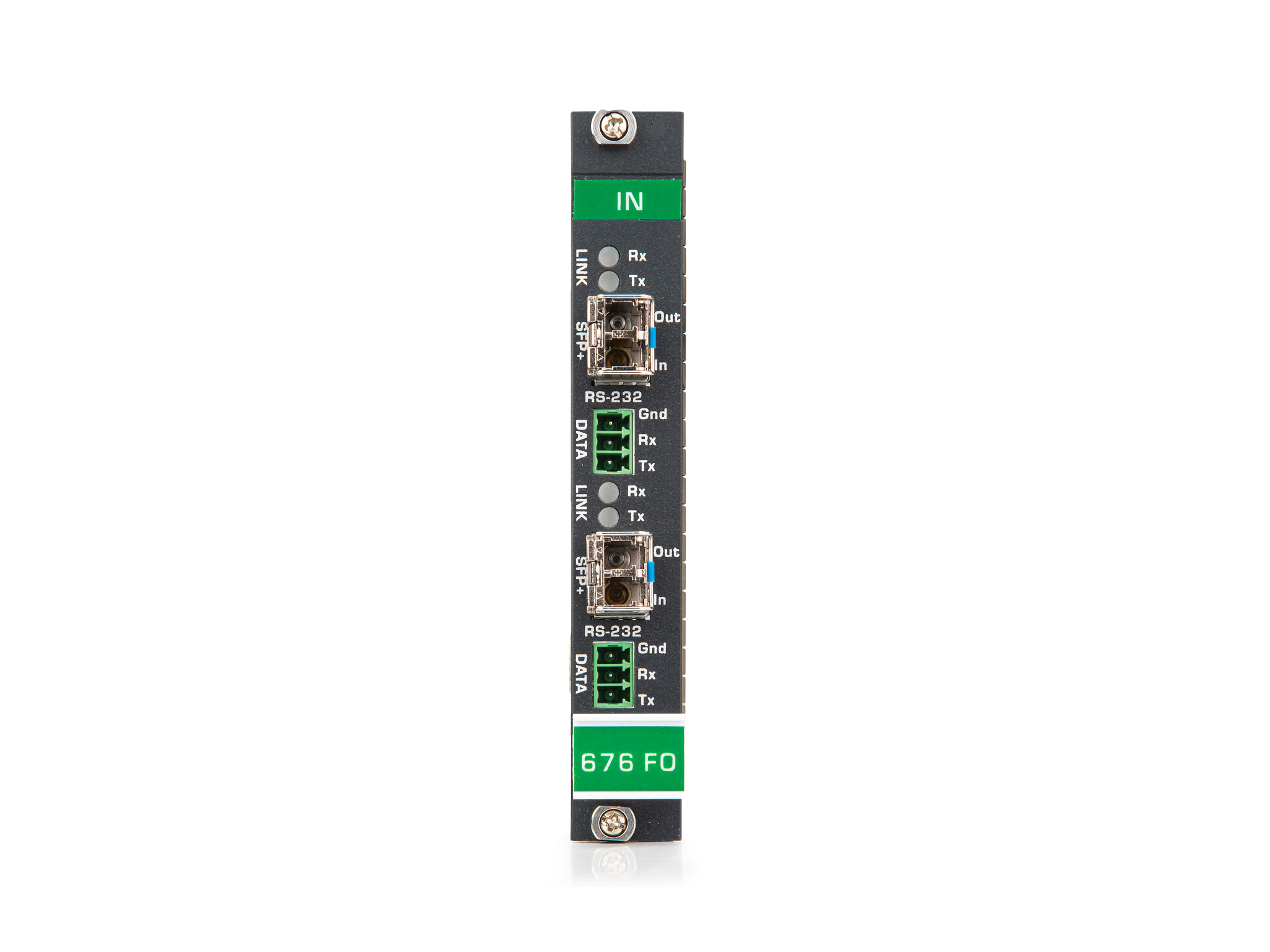 Kramer F676-IN2-F34 4K60 4:4:4 HDMI over Fiber Input Card / 2x SFP+ MM/SM / RS-232 / 33km