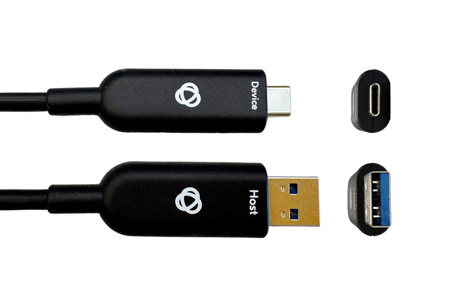 Kramer CP-AOCU32/AC-98 USB 3.2 Gen-2 Optical USB-A to USB-C Cable 98ft 10Gbps Data Only