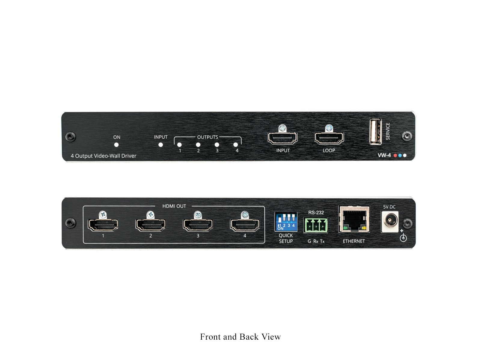 Kramer VW-4 Cascadable 4 Output Video Wall Driver - Image 3