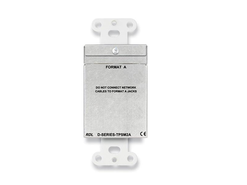 RDL D-TPSM2A Active 2-Pair Extender (Transmitter) Dual Mic Preamplifier/Format-A - Image 2