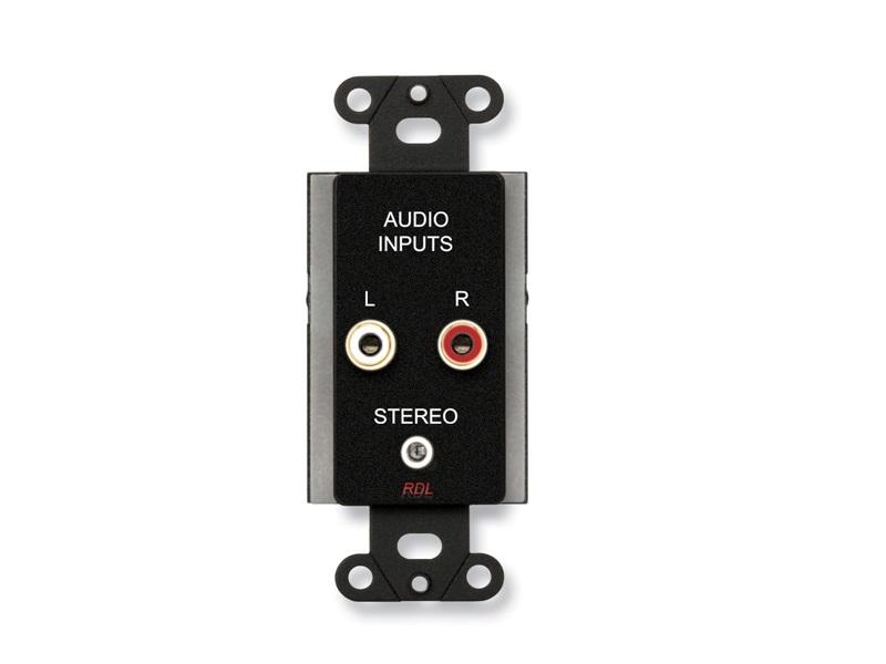 RDL DB-CIJ3D Audio Extender with Consumer Input Jacks/Stereo/Black