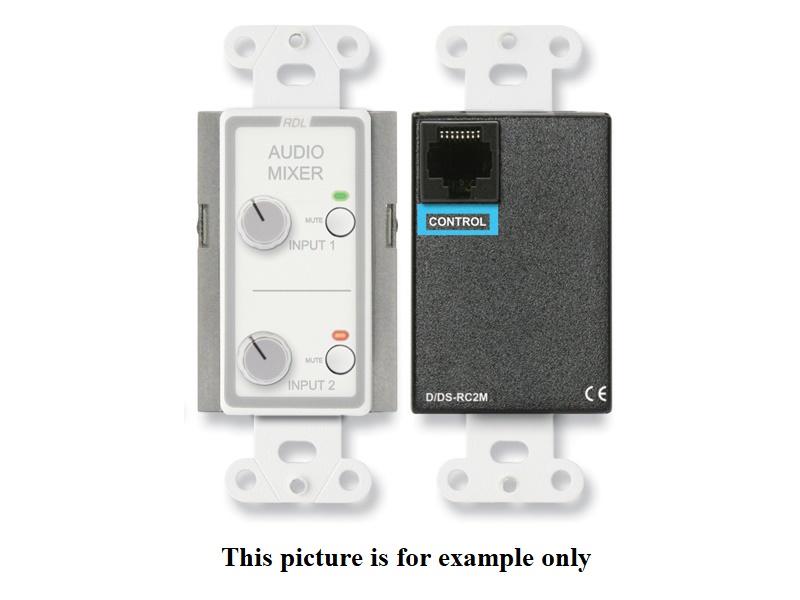 RDL DB-RC2M Remote Audio Mixing Control with Muting/Black