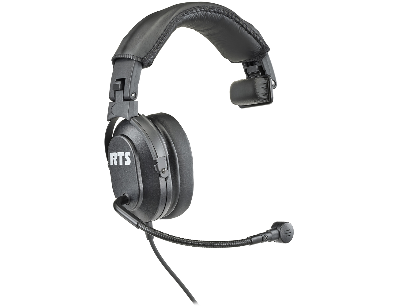 RTS HR-1 A5M Single-sided headset with flexible dynamic boom mic XLR 5-pin male connector