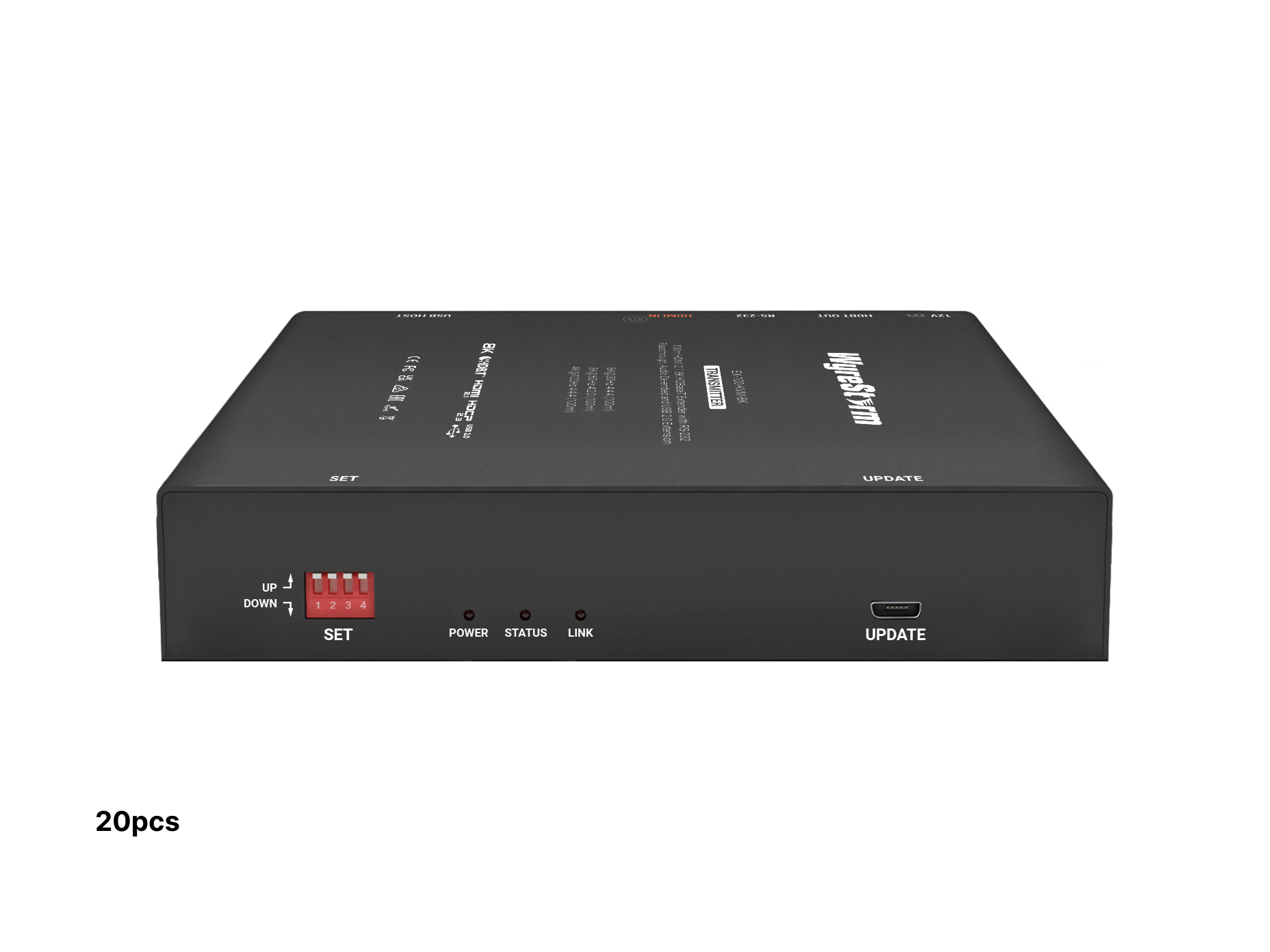 WyreStorm EX-100-KVM-8K Case Qty (20) HDBaseT 100m HDMI 2.1 Extender / 8K@30Hz / 4K@120Hz / USB 2.0 KVM / RS232 / Audio (Lot of 20pcs)