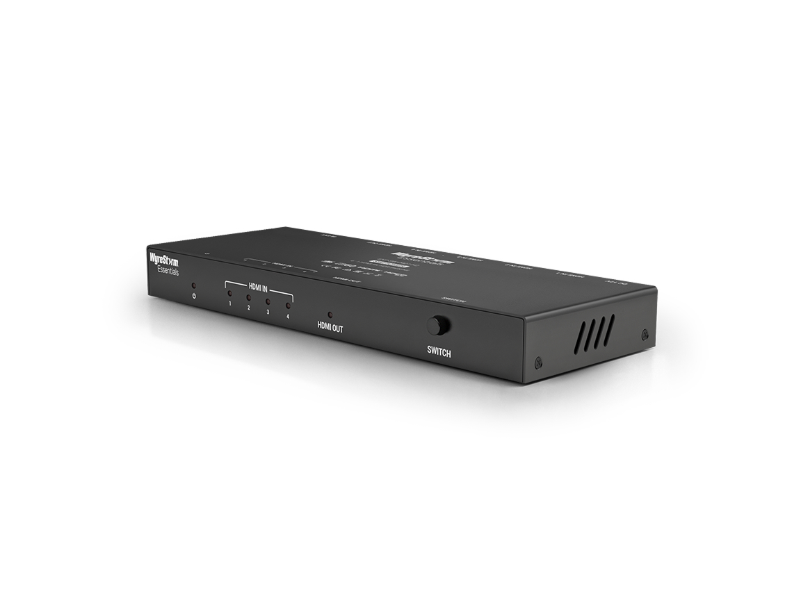 WyreStorm EXP-SW-0401-H2 Case Qty (28) 4×1 4K60 HDR HDMI switcher 18Gbps HDCP2.2 Auto-Switching Signal Regeneration (Lot of 28pcs)