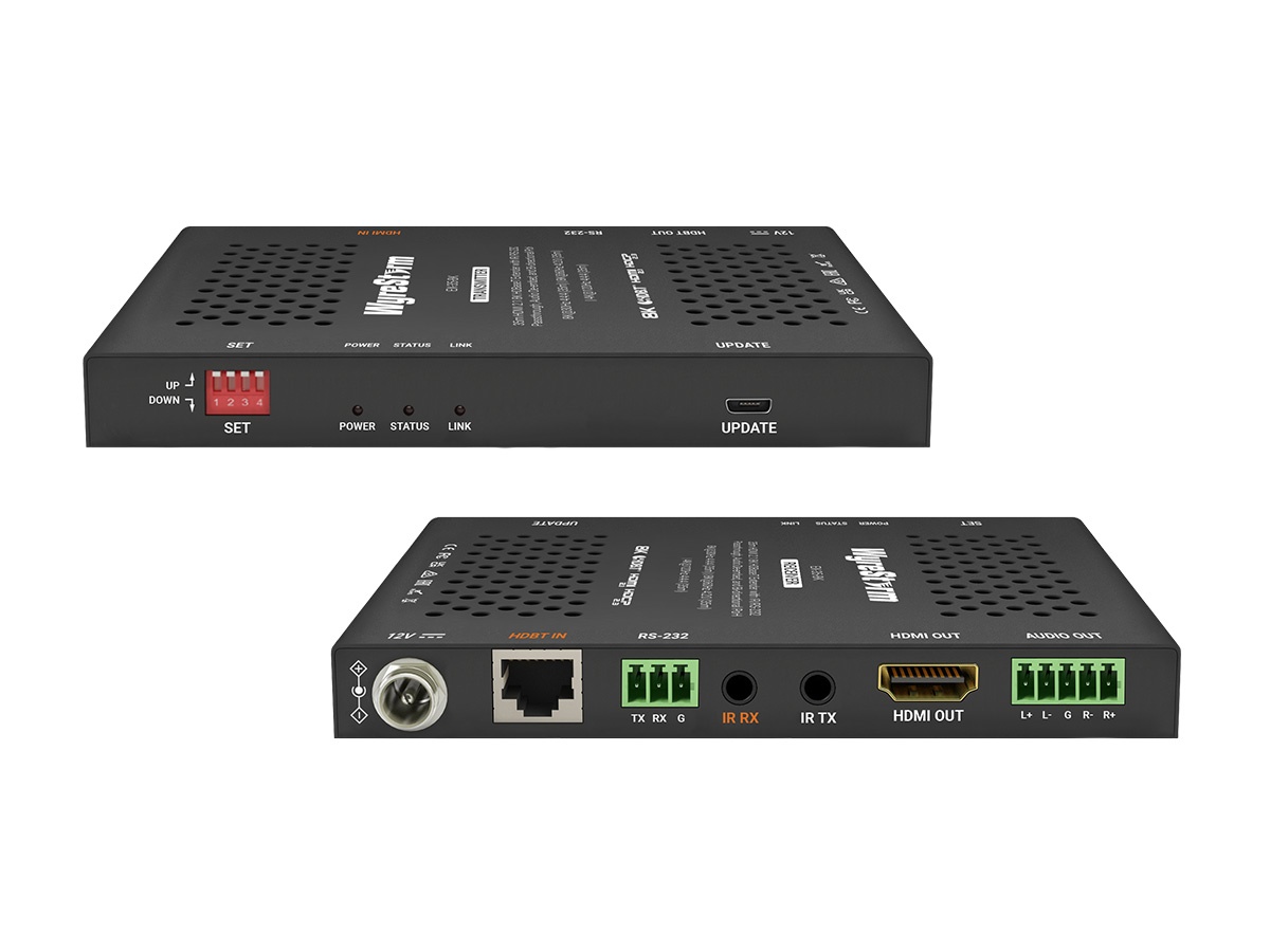 WyreStorm EX-35-8K HDBaseT 8K HDMI 2.1 Extender 35m Cat5e/6 40m Cat6a/7 / Audio De-embed / IR / RS-232 / PoH