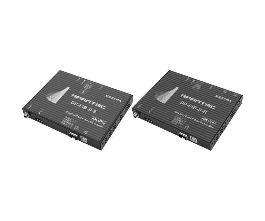 Apantac DP-FIB-II (SM) DP 1.2 Fiber Extender Pair (Up to 32000 ft)