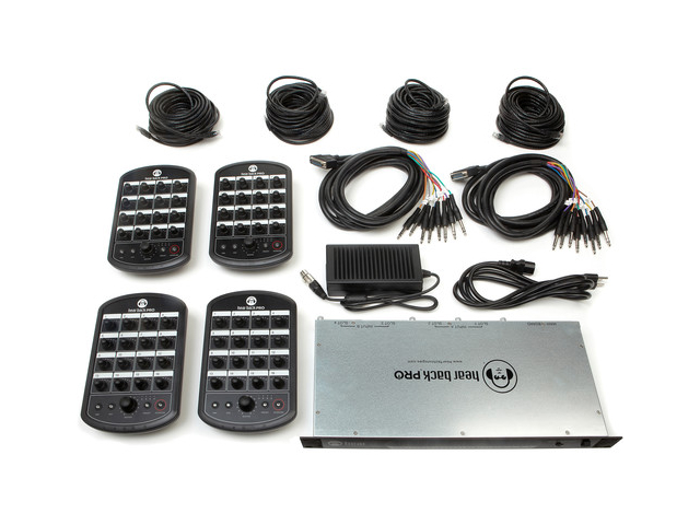Hear Technologies PRO4DOAN Back PRO Modular Mix Routing System Analog Input 4-Pack / 128ch / Dante MADI