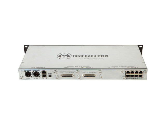 Hear Technologies PRO4DOAN Back PRO Modular Mix Routing System Analog Input 4-Pack / 128ch / Dante MADI - Image 4